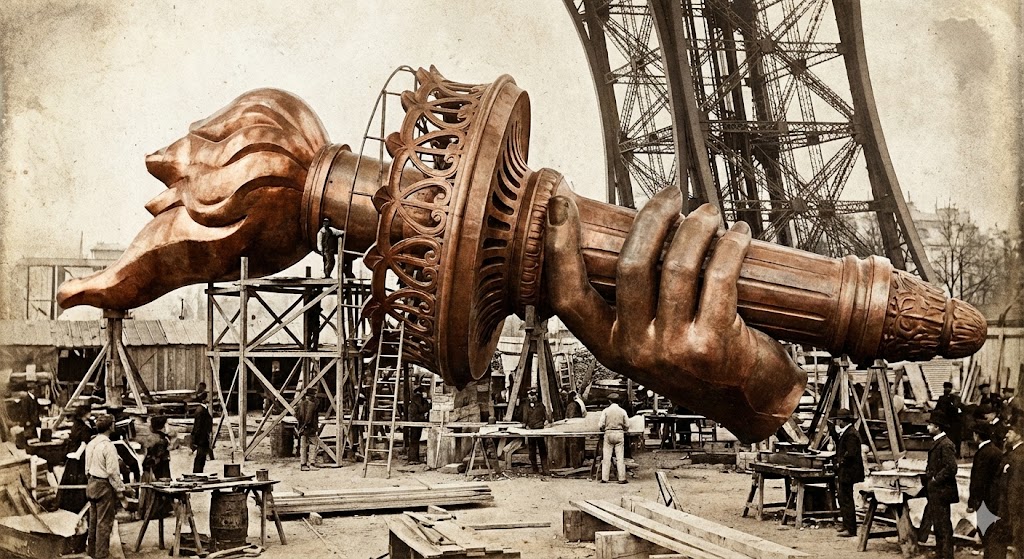 Simbol Kebebasan Amerika di Gerbang New York